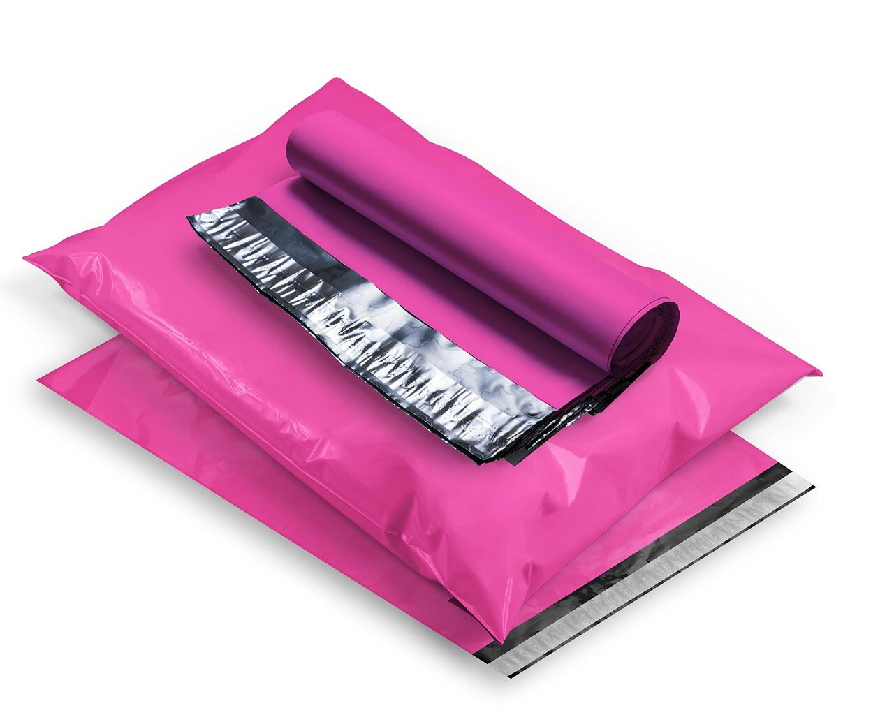 Hot Pink Poly Mailers 9 x 12 Peel and Seal Poly Shipping Bags for Small Business Pack of 100 Waterproof Shipping Envelopes for Clothing 2 Mil TearProof Plastic Mailing Bags for Shipping